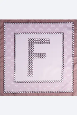 Liu Jo Liu Jo Foulard Beige Lettre F