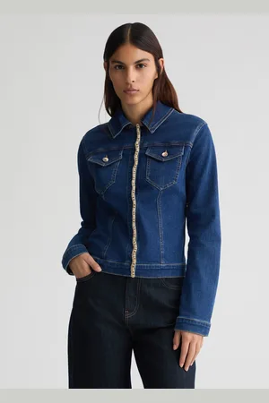 Liu Jo Liu Jo Veste En Denim Avec Strass