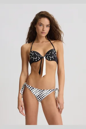 Liu Jo Liu Jo Haut Push-up Pour La Plage Avec Perles