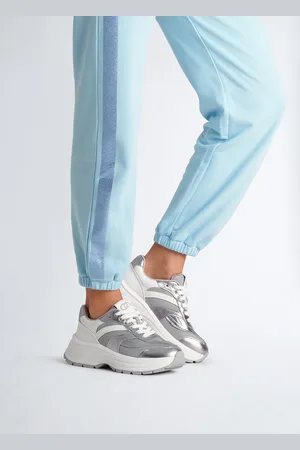 Liu Jo Liu Jo Sneakers En Cuir Et Mesh Brillant