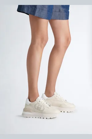 Liu Jo Liu Jo Sneakers En Cuir Avec Logo Ajouré