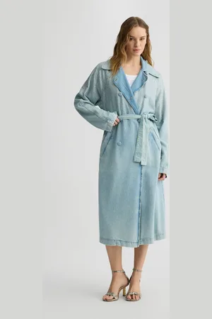 Liu Jo Liu Jo Trench-coat En Denim Avec Strass