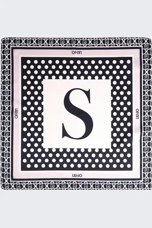 Liu Jo Liu Jo Foulard Noir Lettre S