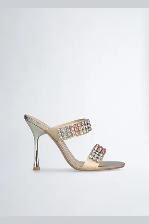 Liu Jo Liu Jo Sandales Ornées De Pierres À Talons