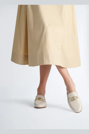 Liu Jo Liu Jo Chaussons En Cuir Avec Logo