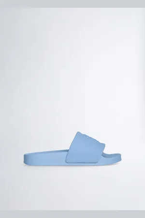 Liu Jo Liu Jo Chaussons Bleus Avec Maxi Logo