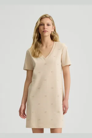 Liu Jo Liu Jo Robe En Coton Avec Logo