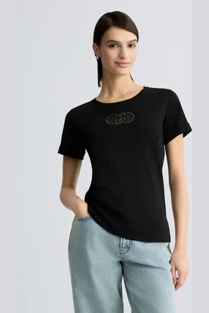 Liu Jo Liu Jo T-shirt En Coton Avec Logo Et Strass