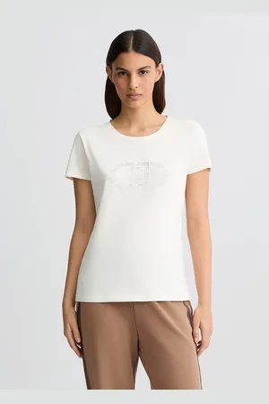 Liu Jo Liu Jo T-shirt Avec Logo Et Strass