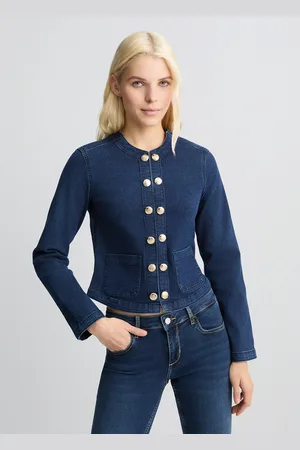 Liu Jo Liu Jo Veste En Jean Avec Chaîne Fantaisie