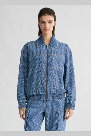 Liu Jo Liu Jo Blouson En Toile Denim Avec Strass