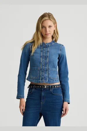 Liu Jo Liu Jo Veste En Jean Avec Chaîne Fantaisie