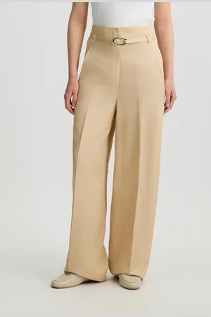 Liu Jo Liu Jo Pantalon En Lin Avec Ceinture