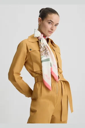 Liu Jo Liu Jo Foulard Blanc À Fleurs