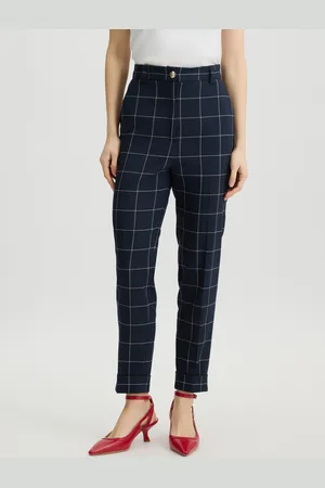 Liu Jo Liu Jo Pantalon À Carreaux Bleu