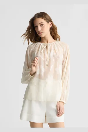 Liu Jo Liu Jo Blouse En Lurex® À Fleurs