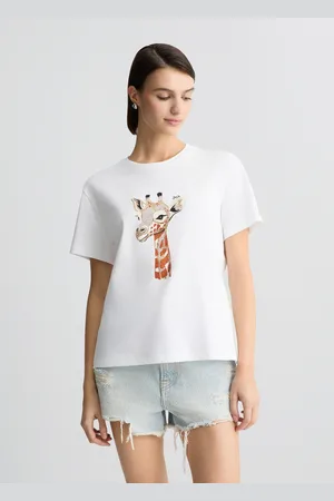 Liu Jo Liu Jo T-shirt En Coton Avec Imprimé Et Strass