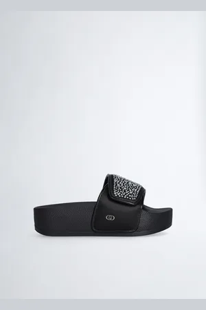 Liu Jo Liu Jo Chaussons Compensés Avec Strass