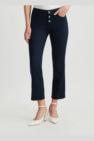 Liu Jo Liu Jo Pantalon Cropped À Taille Haute