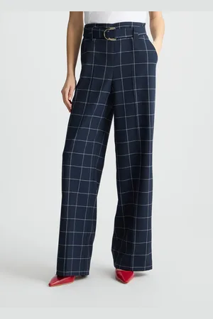 Liu Jo Liu Jo Pantalon À Carreaux À Taille Haute
