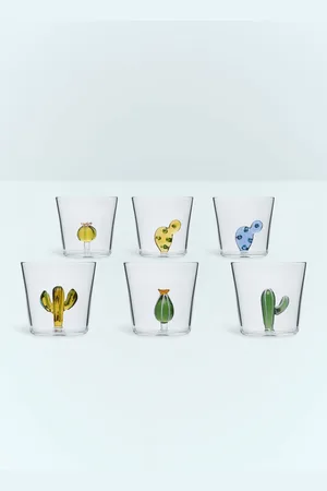 Ichendorf Milano Set Of Six Desert Plant Tumblers - Glassware Multicolour One Size