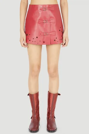Durazzi Milano Cut Out Mini Skirt - Femme Jupes It - 40