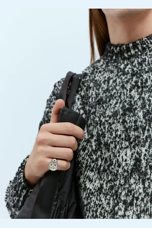 Bleue Burnham Oval Chloroplast Signet Ring - Bijoux K