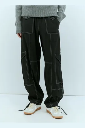 Ganni Light Slub Pocket Pantalon - Femme Pantalons Eu - 36