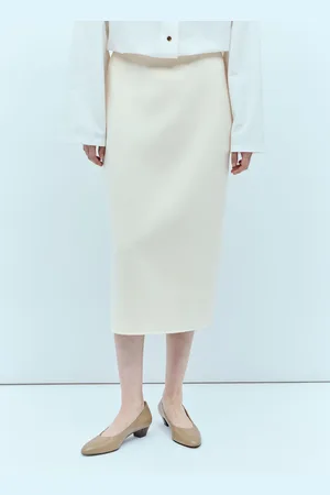 The Row Bartellette Midi Skirt - Femme Jupes Beige Us - 06