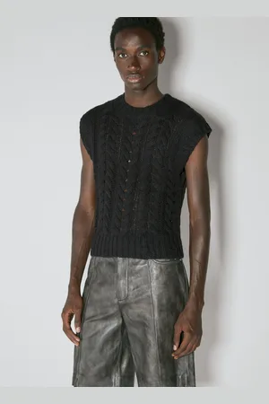HAN Kjøbenhavn Cable Knit Sweater Vest - Homme Pulls Eu - 54