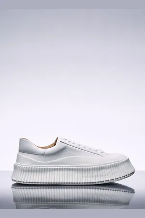 Jil Sander Leather Baskets- Femme BasketsBlanc Eu - 39