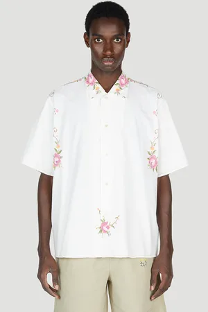 Diomene Floral Embroidered Chemise- Homme Chemises One Size