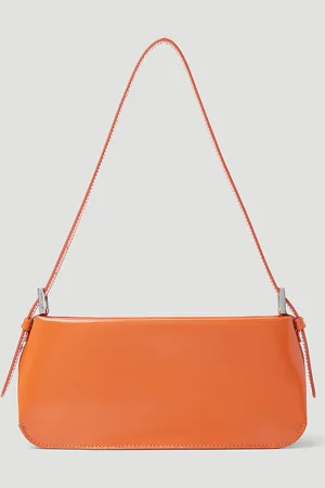 By Far Dulce Semi Patent Leather épaulesSac - Femme Sacs À Épaule Orange One Size