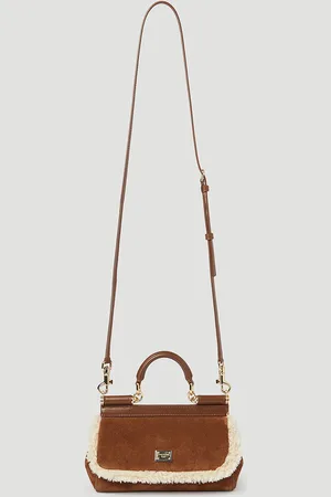 Dolce & Gabbana Sicily Suede Small Sac à main- Femme Sacs À Main One Size