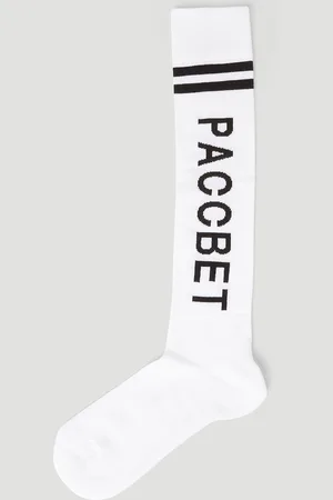 Rassvet High Logo Intarsia Socks - Homme Chaussettes S