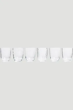 NasonMoretti Set Of Six Idra Water Glass - Glassware Transparent One Size
