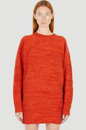 Wynn Hamlyn Mosaic Sweater - Femme Pulls Orange M