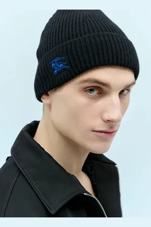 Burberry Ribbed Cashmere Beanie - Homme Chapeaux One Size