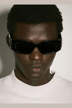 Balenciaga Bossy Rectangle Sunglasses - Lunettes De Soleil One Size