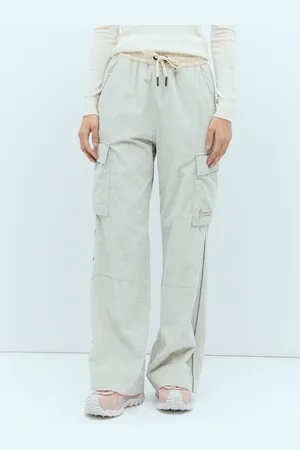 Moncler Corduroy Cargo Pantalon - Femme Pantalons Grey Xs