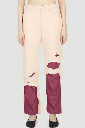 RAF SIMONS Distressed Jeans - Femme Jeans 26