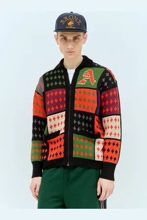 AWAKE NY Stadium Zip Cardigan - Homme Pulls Multicolour L