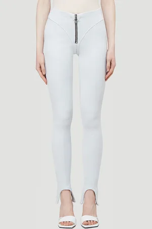 Lourdes 80s Stirrup Leggings - Femme Leggings Grey L