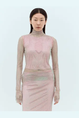 Sportmax Rhinestone High-neck Top - Femme Hauts Xs