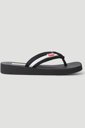 Kenzo Logo Patch Flip Flops - Femme Claquettes Eu - 37