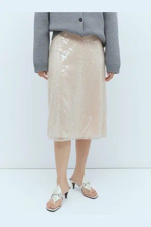 Gucci Sequin-embroidered Tulle Skirt - Femme Jupes It - 40
