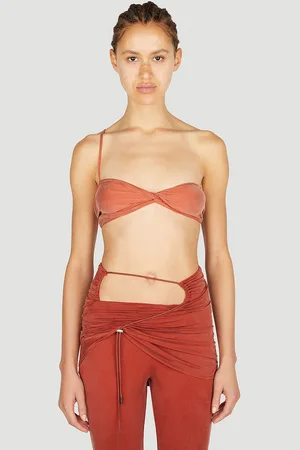 Jacquemus Le Bandeau Espelho Top - Femme Hauts Orange L