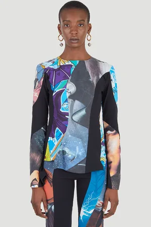Rave Review Nala Upcycled Space Cartoon Top - Femme Hauts Eu - 40