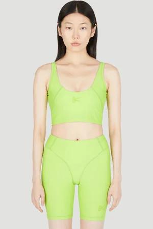 District Vision Long Line Sports Bra - Femme Hauts Green Xs