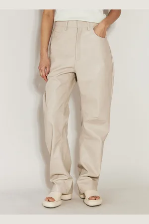 Entire Studios Wet Pantalon - Femme Pantalons Beige Xs